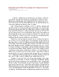 Bút pháp kí sự của Lê Hữu Trác qua đoạn trích "Vào phủ chúa Trịnh"