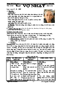 Giáo án Ngữ văn 12 cơ bản tiết 61+ 62: Đọc văn - Vợ nhặt - Kim Lân