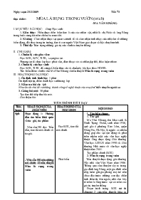 Giáo án Ngữ văn tiết 73: Đọc thêm: Mùa lá rụng trong vườn (trích) -Ma Văn Kháng