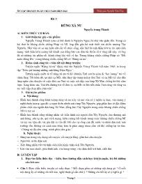 Ôn luyện bài: Rừng xà nu - Nguyễn Trung Thành
