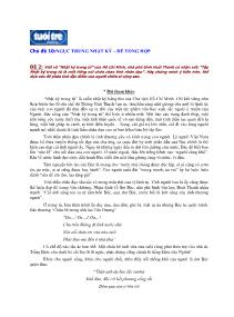 Chủ đề: Ngục trung nhật ký – Đề tổng hợp - Đề