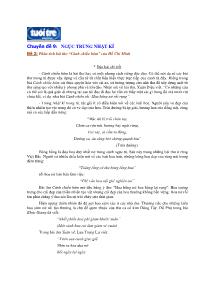 Chuyên đề: Ngục trung nhật kí - Đề 2: Phân tích bài thơ “Cảnh chiều hôm” của Hồ Chí Minh