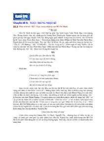 Chuyên đề: Ngục trung nhật kí - Đề 4: Phân tích bài “Mộ” (Ngục trung nhật ký của Hồ Chí Minh)