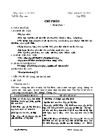 Giáo án Ngữ văn 11 CB tiết 53: Đọc văn Chí phèo - Nam Cao