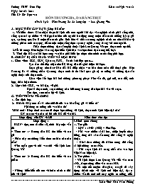 Giáo án Ngữ văn 12 tiết 85- 86: Đọc văn Hồn trương ba, da hàng thịt (Trích kịch “ Hồn Trương Ba da hàng thịt ”- Lưu Quang Vũ)