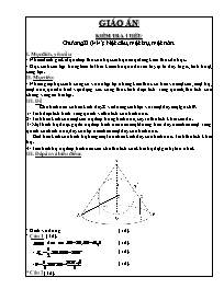 Kiểm tra 1 tiết chương II (Hình học 12): Mặt cầu, mặt trụ, mặt nón
