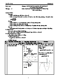 Giáo án Giải tích 12 - GV: Ngô Kiều Lượng - Tiết 14: Khảo sát sự biến thiên và vẽ đồ thị của hàm số (tt)