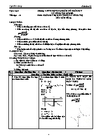 Giáo án Giải tích 12 - GV: Ngô Kiều Lượng - Tiết 16: Khảo sát sự biến thiên và vẽ đồ thị của hàm số (tt)