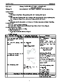 Giáo án Giải tích 12 - GV: Ngô Kiều Lượng - Tiết 35: Phương trình mũ – phương trình logarit (tt)