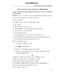 Ôn thi Toán 12: Một số dạng toán cơ bản của hình chóp