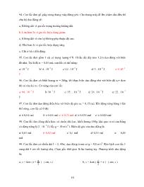 Trắc nghiệm Vật lý 12 (phần 2)