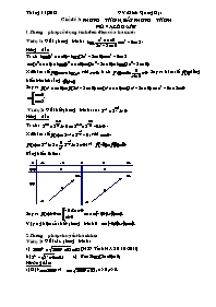 Chủ đề Phương trình, bất phương trình mũ và lôgarit