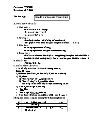 Giáo án môn Giải tích 12 tiết 32: Khảo sát hàm số. Bài tập