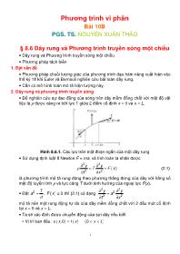Phương trình vi phân - Bài 10