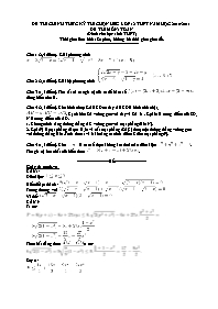 Đề thi chính thức kỳ thi chọn học sinh giỏi lớp 12 thpt năm học 2010 - 2011 đề thi môn: Toán (dành cho học sinh thpt)