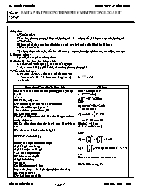 Giáo án Giải tích 12 - Tiết 38: Bài tập bất phương trình mũ và bất phương logarit