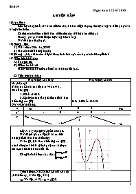 Giáo án Giải tích 12 - Tuần đến tuần 7