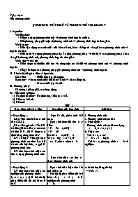 Giáo án Giải tích lớp 12 - Bài 5: Phương trình mũ và phương trình logarit