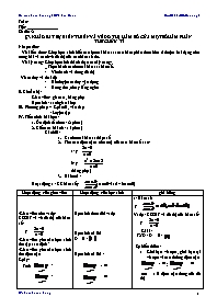Giáo án Giải tích lớp 12 - Bài 7: Khảo sát sự biến thiên và vẽ đồ thị hàm số của một số hàm phân thức hữu tỷ
